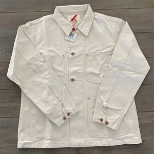 BEST MADE CO Chore Jacket - Herringbone Natural- Coat NEW